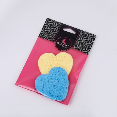 new personalized heart-shaped makeup puff hydrophilic heart-shaped sponge puff makeup sponge 2 packages