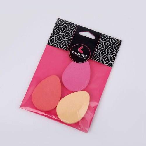 Three-Piece Practical Powder Puff Multi-Color BB Cream Liquid Foundation Special Powder Puff Makeup Lotion Adhesive Hoy Puff Oval Wholesale