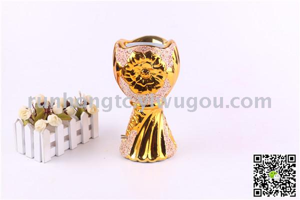 2019经典款阿拉伯电镀陶瓷香炉 碳炉电炉 家居工艺品