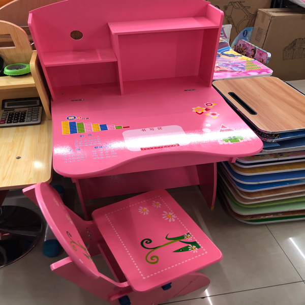 Children's learning table simple primary school students home writing table set boys and girls table