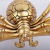 Resin Crafts Modern Minimalist Oversized Gold Spider Ornaments Personalized Home Living Room Decoration Furnishings