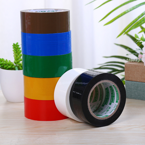 Colorful Tape Red Blue Green Three-Color Wide Tape Sealing Box Transparent Tape Packaging Tape Express Sealing Tape