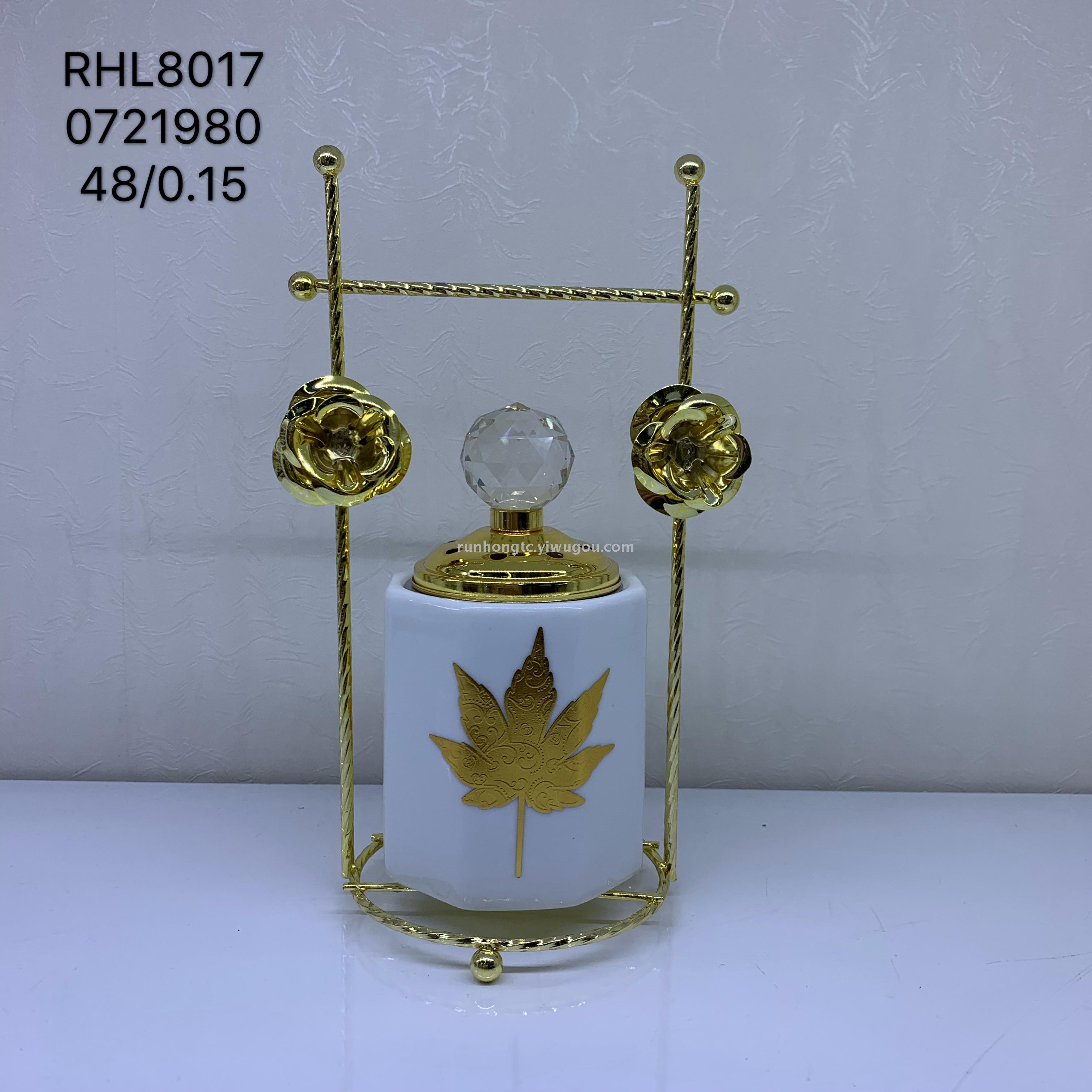 2019经典款阿拉伯陶瓷加铁香炉 碳炉电炉 家居工艺品