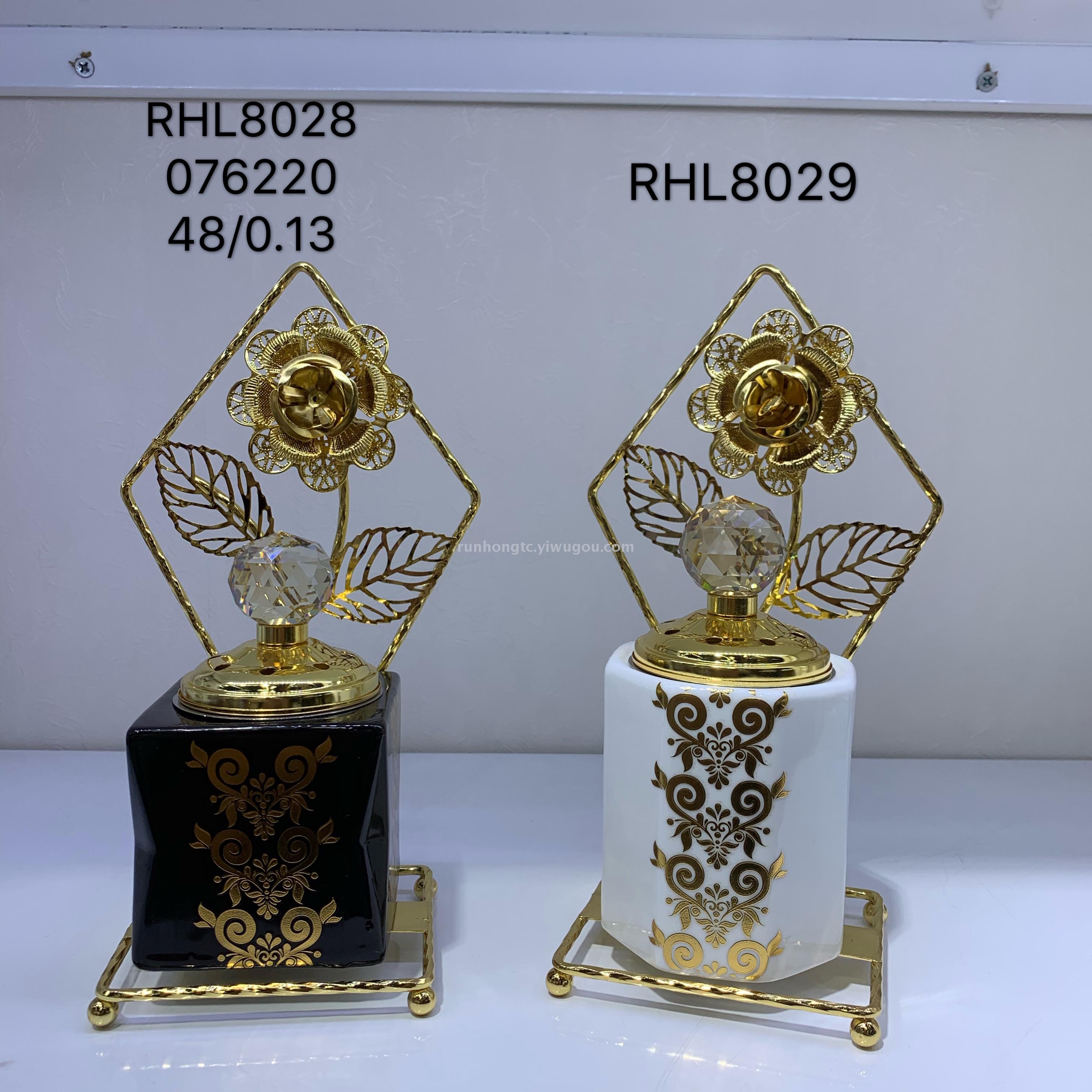 2019经典款阿拉伯陶瓷加铁香炉 碳炉电炉 家居工艺品