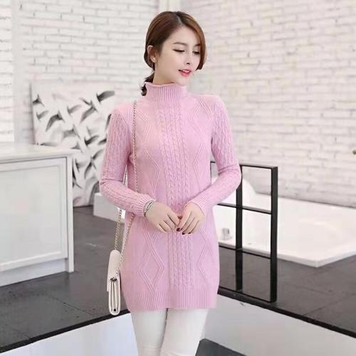 2019 Autumn and Winter New Inventory Women‘s Clothing Mid-Length Pullover Sweater Foreign Trade Miscellaneous Sweater Women‘s Tail Goods Stall Supply
