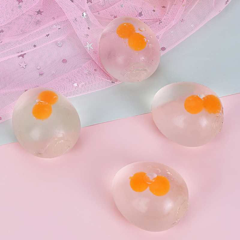 摔不坏双黄鸡蛋水球新奇特发泄解压玩具创意整蛊礼物礼品整人玩具
