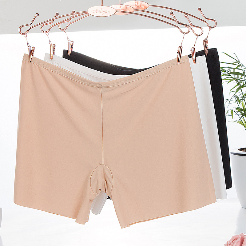 厂家直销春夏新款防走光打底裤 夏日莲冰丝无痕三分安全裤