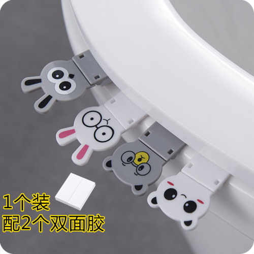 Toilet Cover Lifter Non-Dirty Hands Home Lift Toilet Lid Handle Cartoon Toilet Seat Flip Lifting Handle