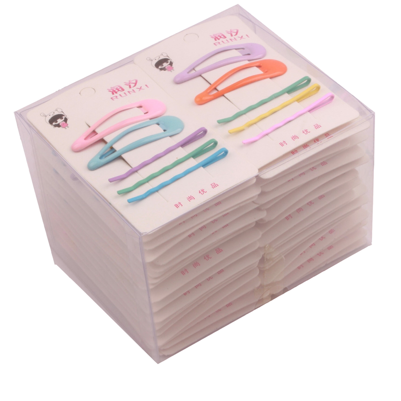Creative new boxed hairpin set 40 card color one-word web celebrity hyun a sweet color BBB