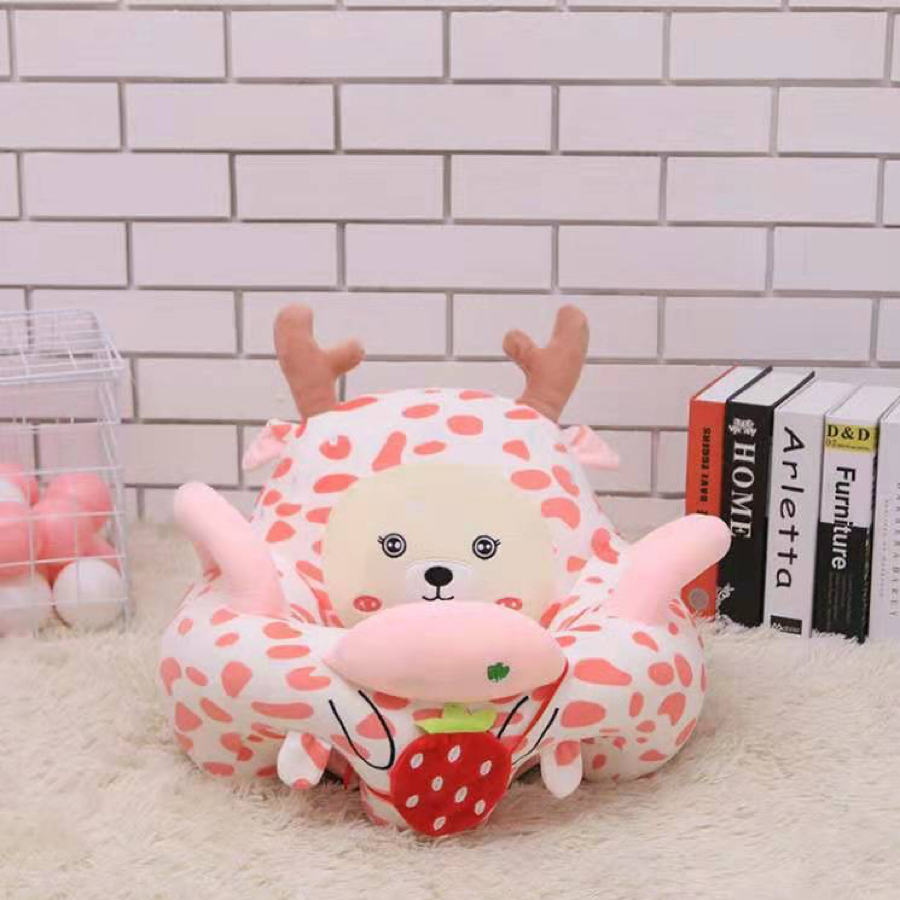 Baby safety seat Mr Santa deer series plush sofa toys