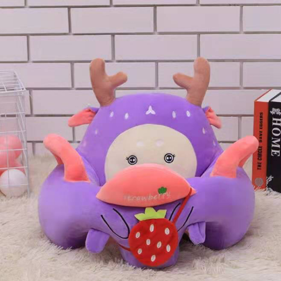 Baby safety seat Mr Santa deer series plush sofa toys