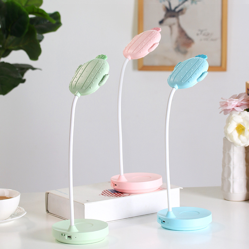 马卡龙萌宠LED水果台灯USB充电触摸小夜灯创意礼品