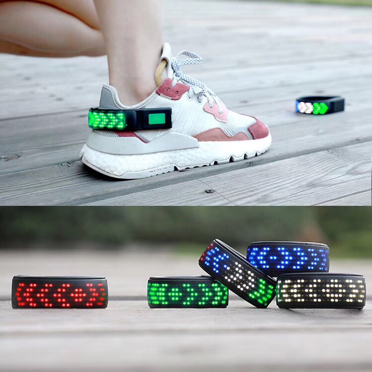 Led display for shoes 