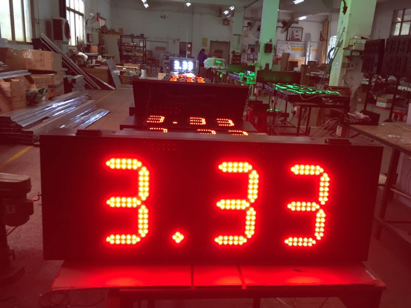 Led gas station digital 888 price number outdoor waterproof 