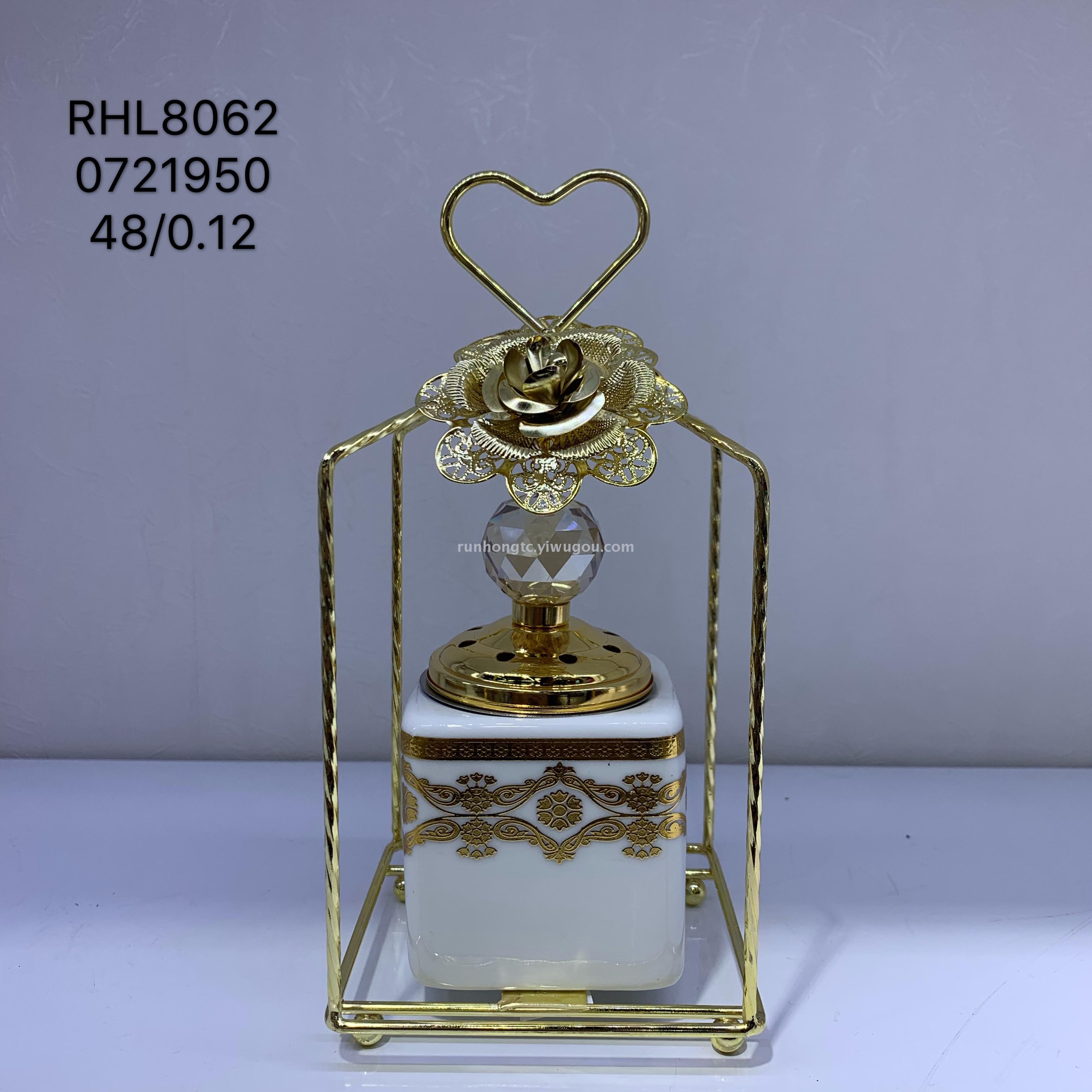 2019经典款阿拉伯陶瓷加铁香炉 碳炉电炉 家居工艺品