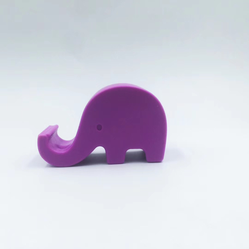 Small elephant silica gel bracket
