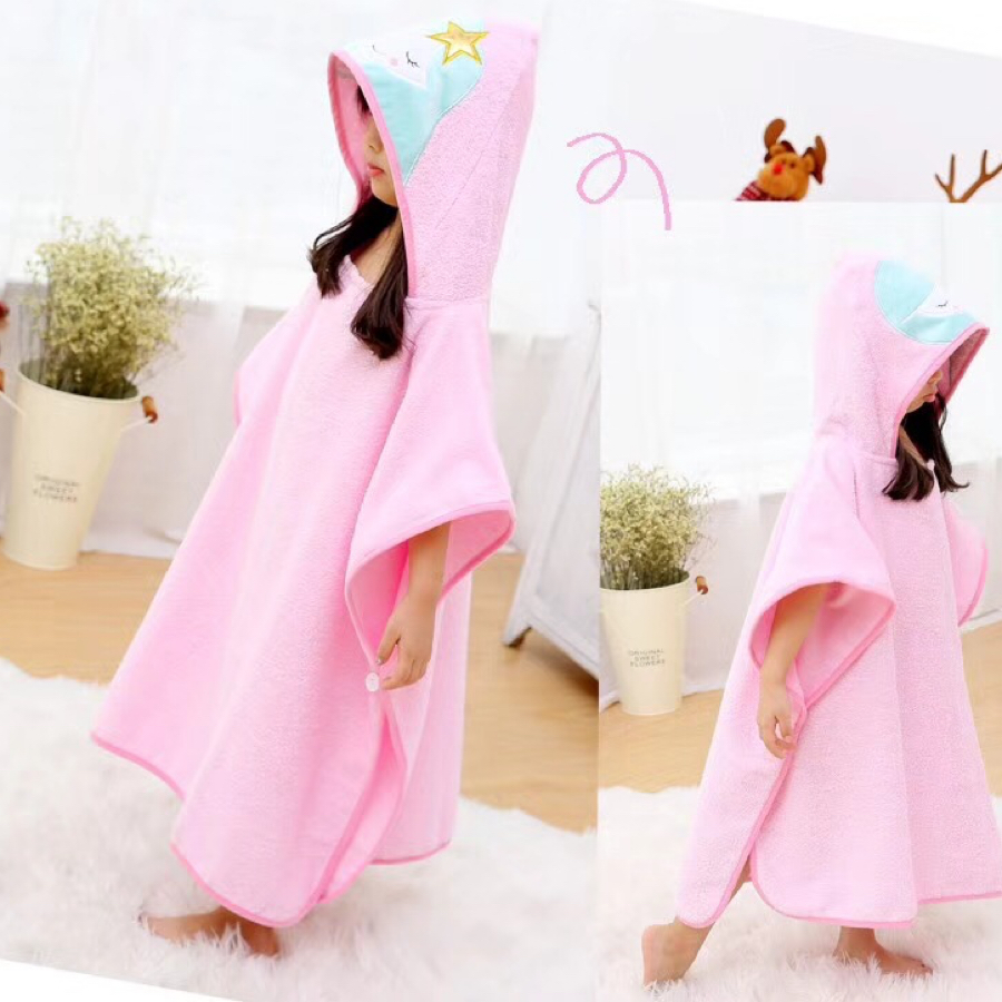 Children's bath wear cotton bath towel cartoon animal cape cape sea windproof changing cover 60*120 spot