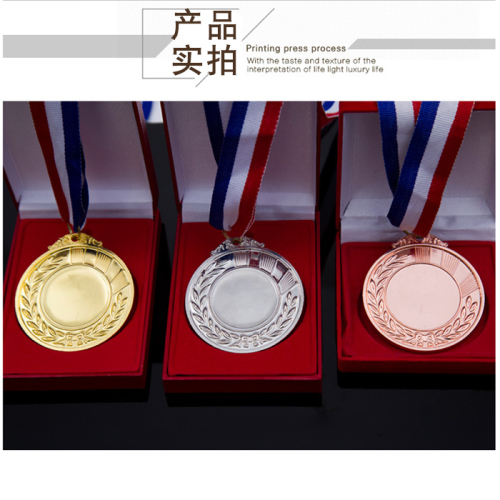 Xiexing New Wheat Medal Gold Medal 6.5cm Zinc Alloy Medal Factory Direct Games Gold Medal