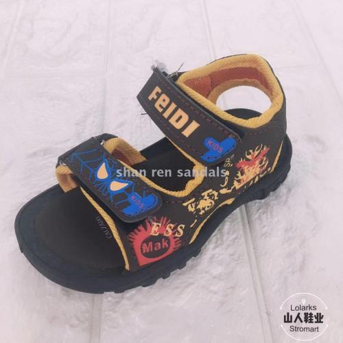 beach shoes factory direct sales new multi-color beach sandals casual children‘s beach sandals foreign trade custom spot