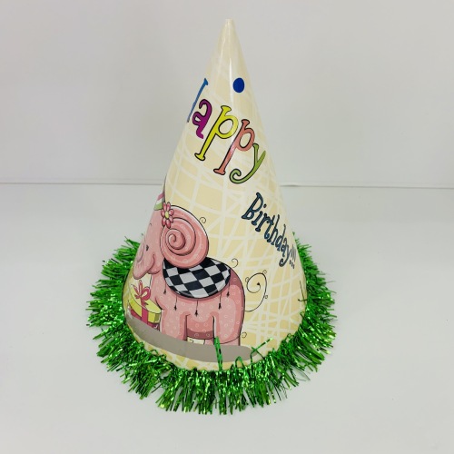 children‘s birthday hat gray board cardboard 210g happy birthday hat party party decoration props