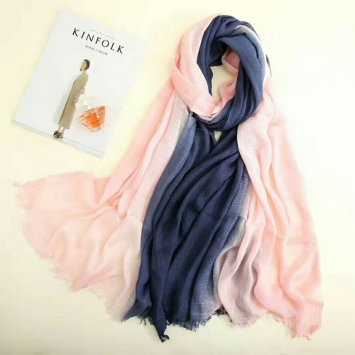 New Gradient Color Rayon Scarf