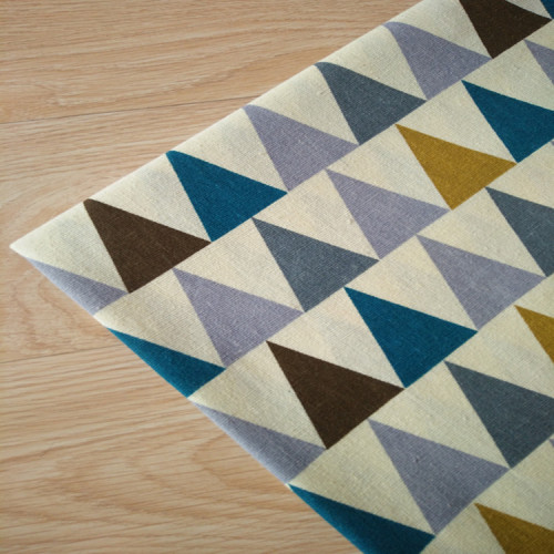 tablecloth linen fabric linen printed canvas handmade diy crafts cloth triangle