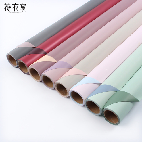 flower clothes new ouya paper roll flower wrapping paper rose flower wrapping paper flower bouquet packaging material