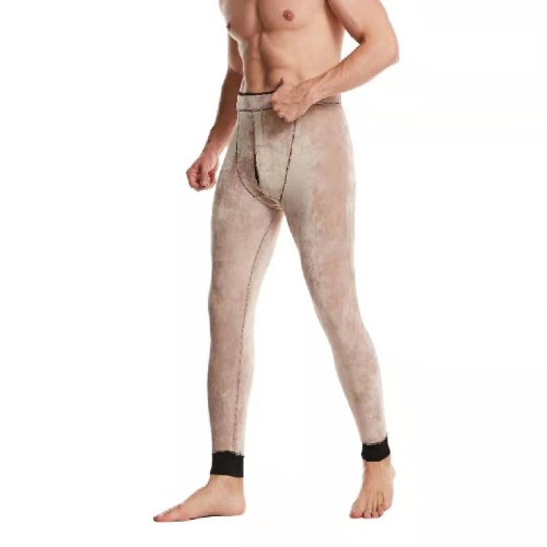 xinyi virtue velvet high-tech composite super soft waist support men‘s thermal leggings