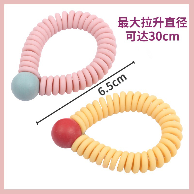 New South Korea east door tie rope rubber band web celebrity headdress phone line hair loop strong pull continuous children hair rope