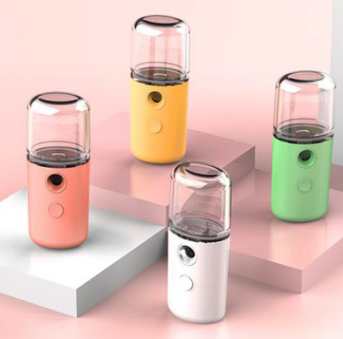 马卡龙糖果色蒸脸仪美容喷雾补水仪USB充电便携纳米喷雾仪