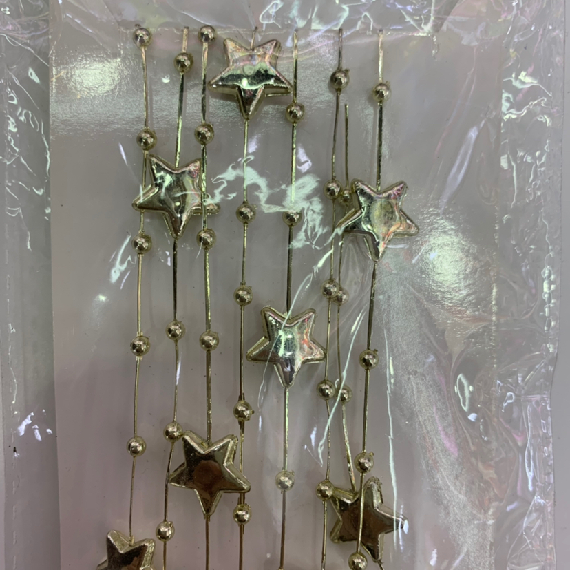 Star decoration material production with handicraft production ribbon children handicraft