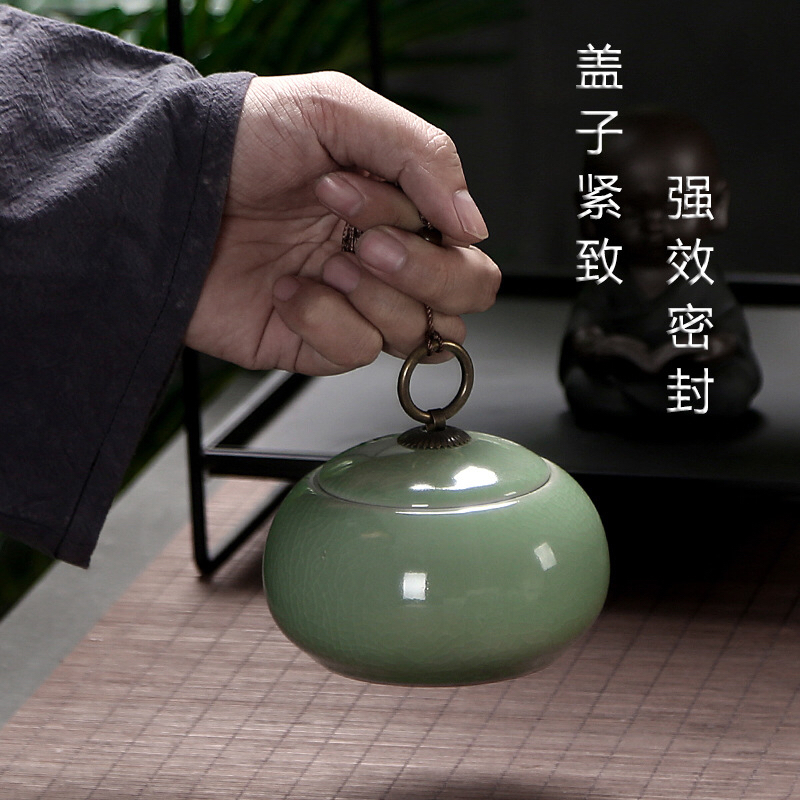 陶瓷密封罐储料罐茶叶罐