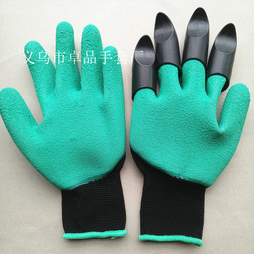 dipped with claws hortpark digging gloves beach digging loose soil labor protection gloves