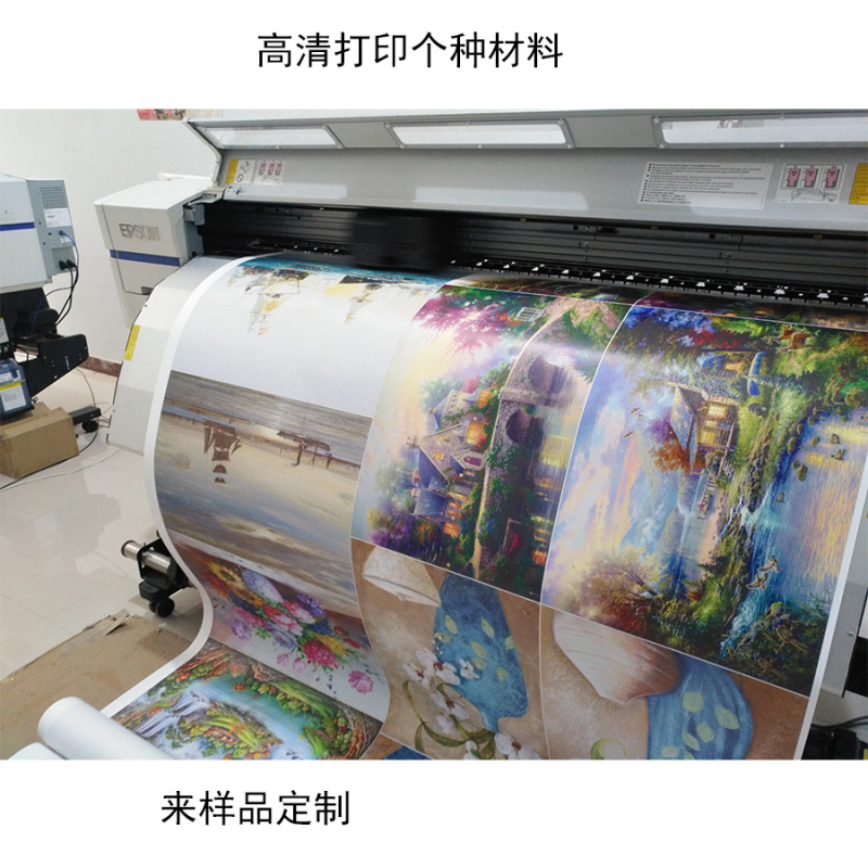 厂家出口定制给种画芯打印 加工批发 棉麻布油画批发 数码印刷详情33