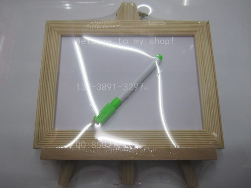 M2 White， Wooden Solid Wood Boards， Blackboard， Drawing Board， with Accessories， Can Put Photos， Board