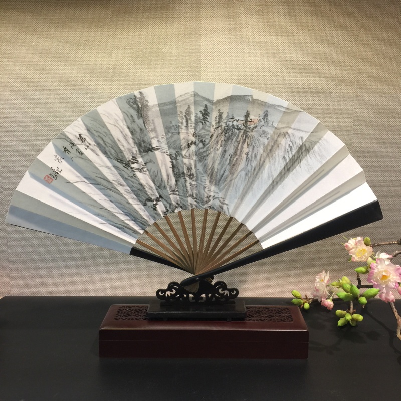 Supply String Face Hand Painted Male Fan Ordinary Style