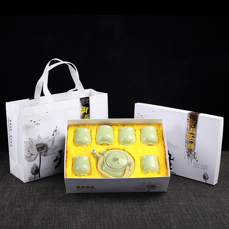 大好冰裂纹茶具套装提梁壶