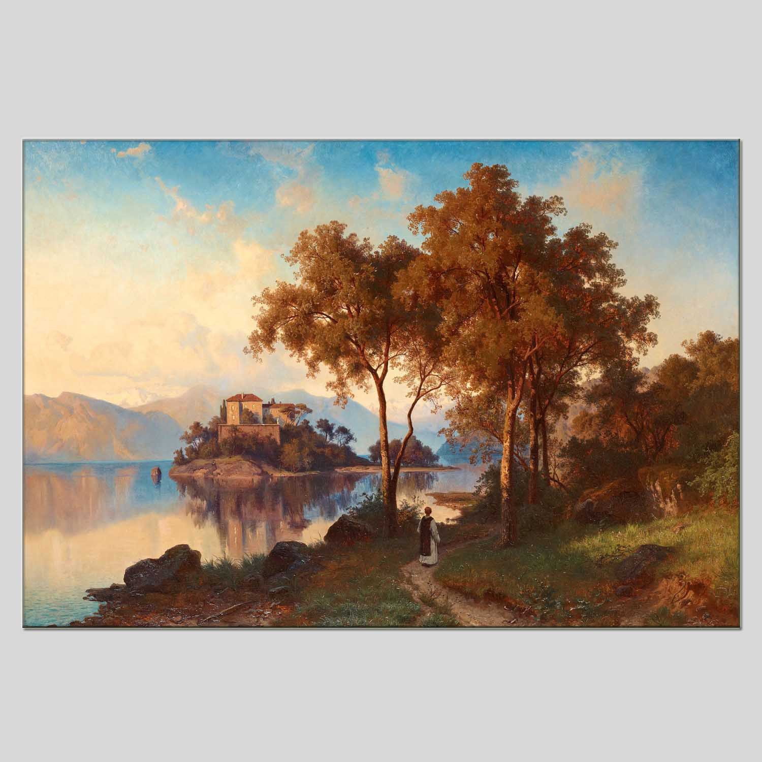 厂家直销客厅卧室油画宾馆酒店抽象风景装饰画可定制各种款式油画