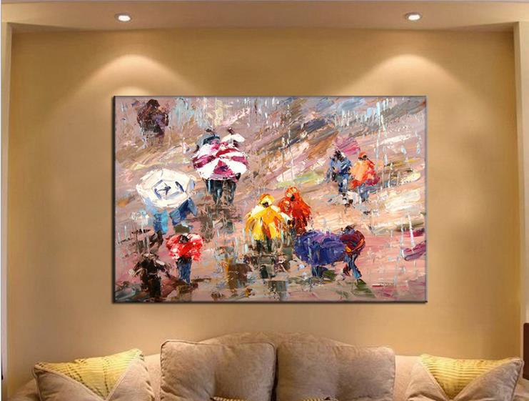 批发供应现代帆布无框工艺画 无毒环保沙发背景墙 客厅卧室装饰画