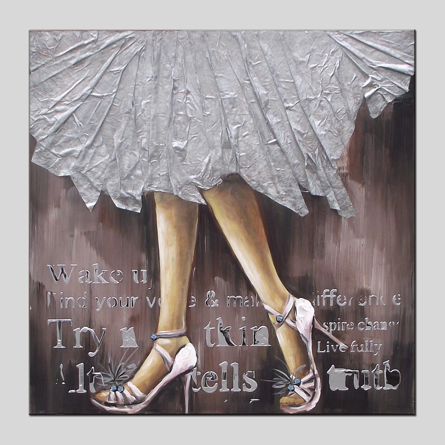 美女半手绘油画个性玄关装饰画北欧人物艺术挂画酒店壁画一件代发