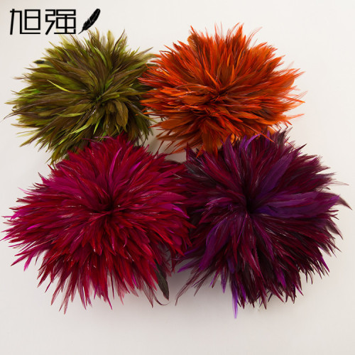 factory direct sales supply 1000pcs/handle pointed hair decoration accessories small feather decoration