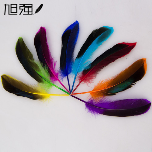 Exclusive for Cross-Border Wild Duck Feather DIY Stage Performance Costume Feather Accessories High Quality Jewelry Decoration Duck Feather
