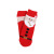 Winter new warm coral fleece festive Christmas stockings thickened indoor stocking home character elk socks tide