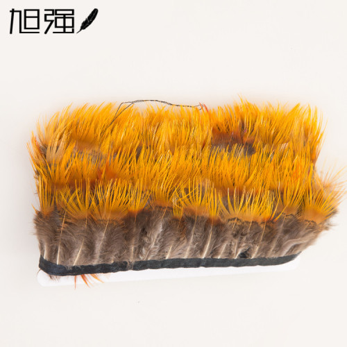 Direct Selling Chicken Feather Big Floating Cloth Edge Woven Belt Feather Skirt Ball Festival DIY Clothing Sccessories Lamp Wick Decorations