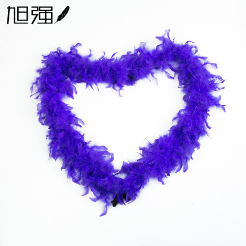 customized big feather 40g/2m fire pieces feather strip feather scarf handmade creative crafts turkey feather