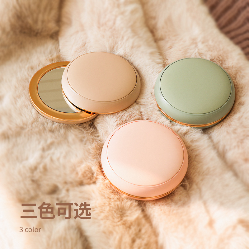 创意礼品BP15马卡龙暖手宝随身迷你化妆镜子移动电源小充电宝便携