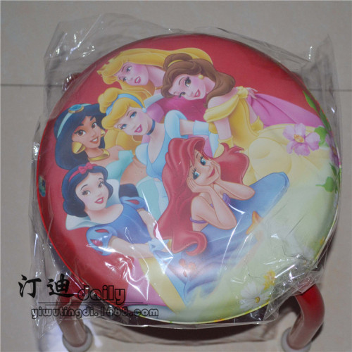[Factory Direct Sales] Children‘s Cartoon Called Leather Surface round Stool Eating Stool Infant Sound Leather Corner Chair