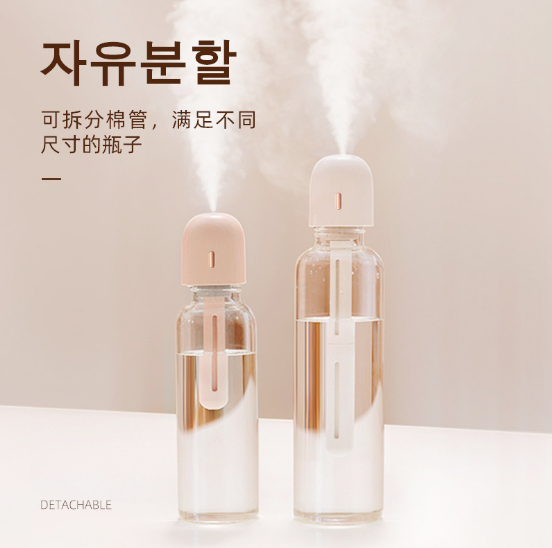 迷你矿泉水瓶加湿器 家用 便携创意
