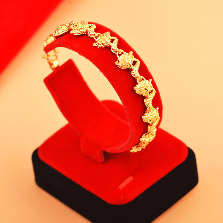 厂家供应抖音爆款南非锡金泰国金越南沙金天鹅双鱼皇冠狐狸手表链