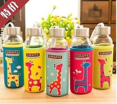 300ml玻璃布套杯彩盒包装礼品赠送